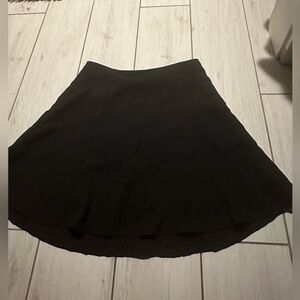 Never worn size XS black abercrombie and fitch mini skirt